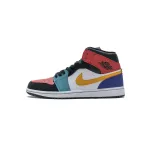 Bstsneaker- Air Jordan 1 Mid Bred Multi-Color 554724-125 