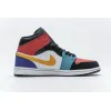 Bstsneaker- Air Jordan 1 Mid Bred Multi-Color 554724-125 
