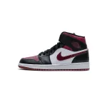 Air Jordan 1 Mid Bred Toe 554724-066  