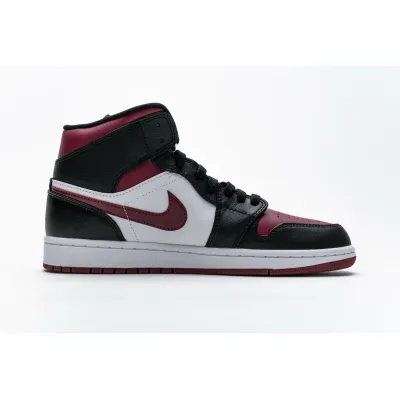 Bstsneaker- Air Jordan 1 Mid Bred Toe 554724-066   02