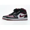 Bstsneaker- Air Jordan 1 Mid Bred Toe 554724-066  