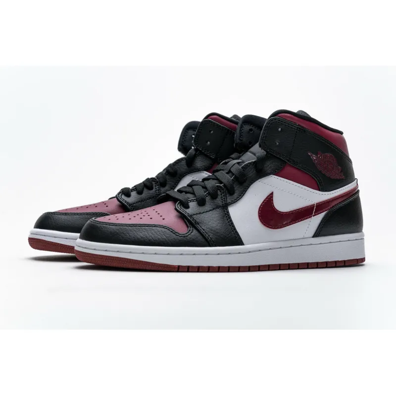  Air Jordan 1 Mid Bred Toe 554724-066  