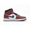 Bstsneaker- Air Jordan 1 Mid Chicago Black Toe (GS) 554725-069 