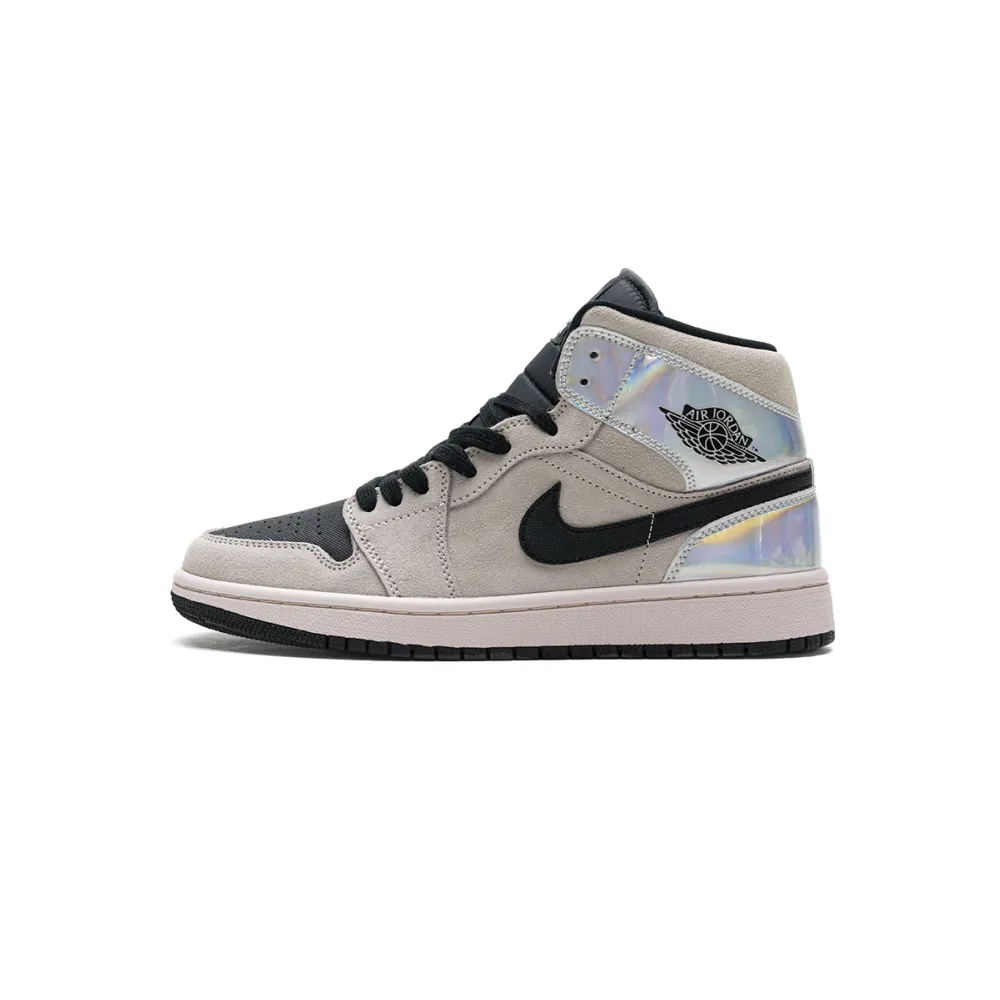 Bstsneaker- Air Jordan 1 Mid Dirty Powder Iridescent (W) BQ6472-602 