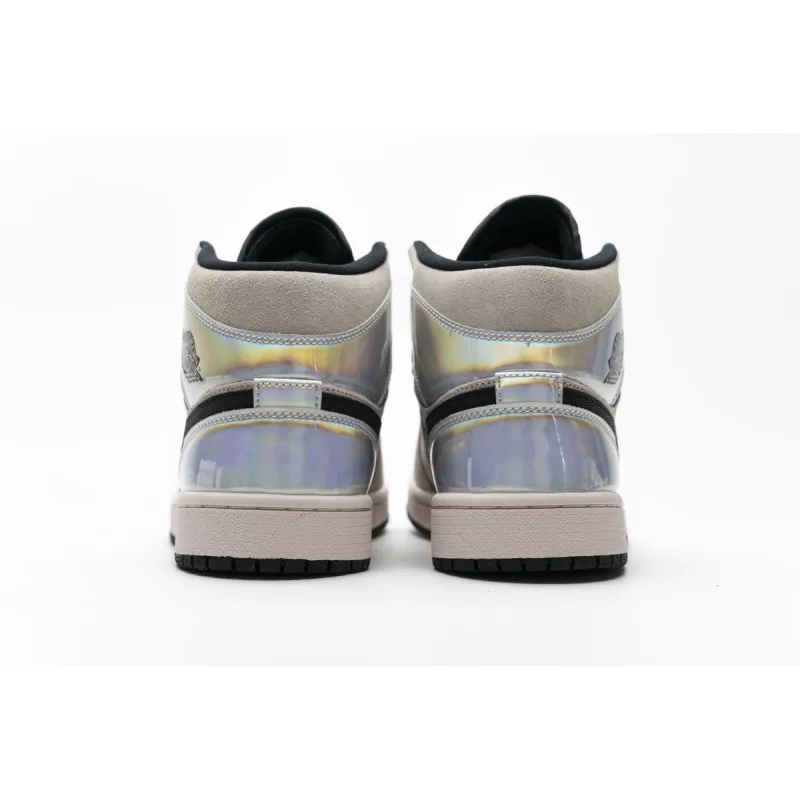Bstsneaker- Air Jordan 1 Mid Dirty Powder Iridescent (W) BQ6472-602 