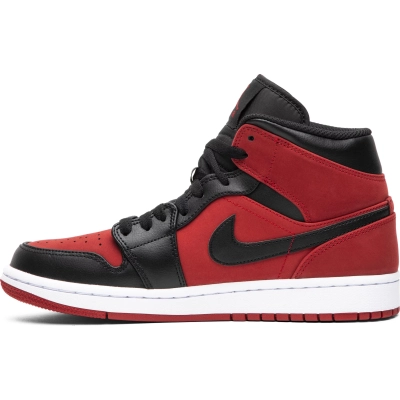 Bstsneaker- Air Jordan 1 Mid Gym Red Black 554724-610  01