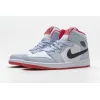 Bstsneaker- Air Jordan 1 Mid Half Blue Polka Dot Swoosh (GS) 555112-400 