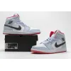 Bstsneaker- Air Jordan 1 Mid Half Blue Polka Dot Swoosh (GS) 555112-400 