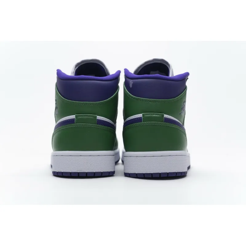 Bstsneaker- Air Jordan 1 Mid Incredible Hulk (GS) 554725-300 