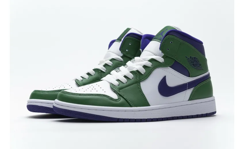 Bstsneaker- Air Jordan 1 Mid Incredible Hulk (GS) 554725-300 