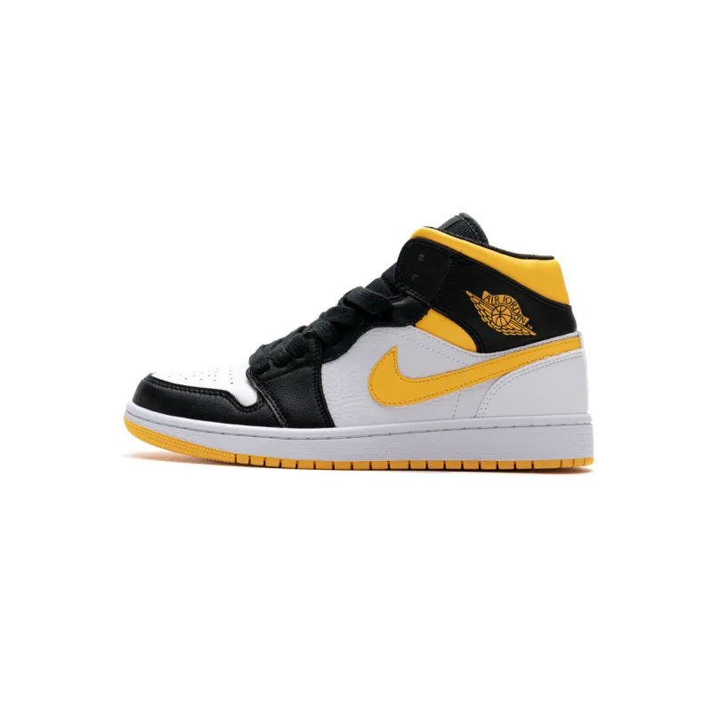 Bstsneaker- Air Jordan 1 Mid Laser Orange Black (W) CV5276-107 