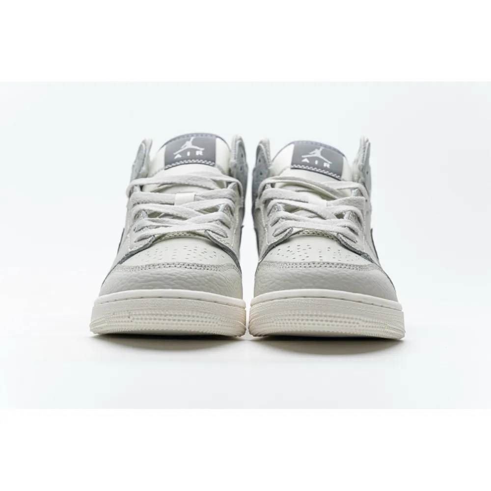 Bstsneaker- Air Jordan 1 Mid Light Bone 852542-003 