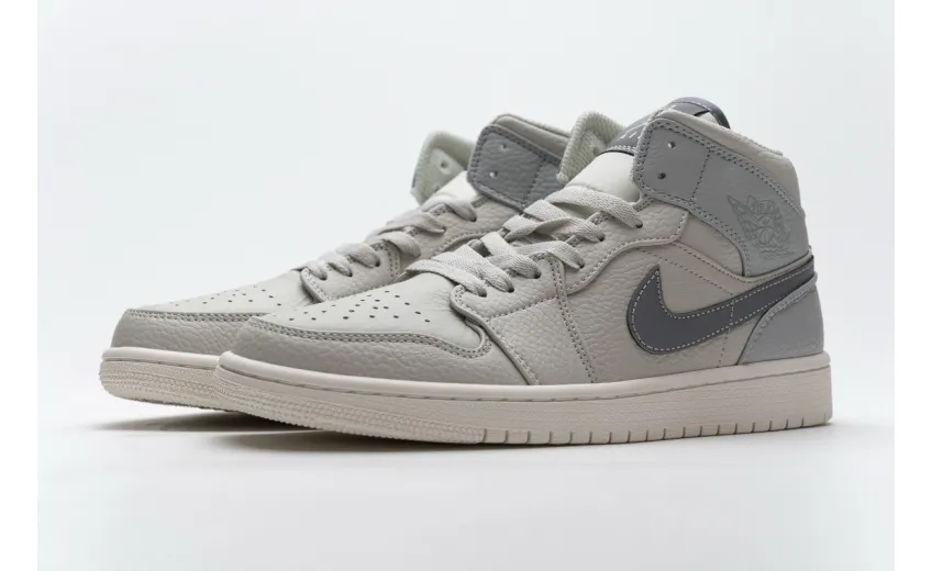Bstsneaker- Air Jordan 1 Mid Light Bone 852542-003 