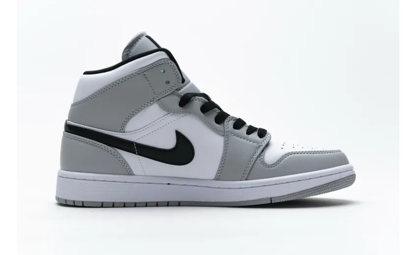 Bstsneaker- Air Jordan 1 Mid Light Smoke Grey 554724-092  