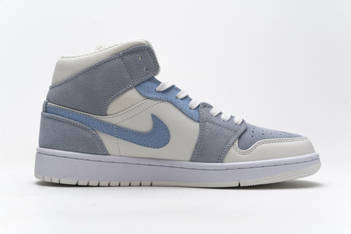 Bstsneaker- Air Jordan 1 Mid Mixed Textures Blue DA4666-100 