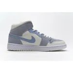 Bstsneaker- Air Jordan 1 Mid Mixed Textures Blue DA4666-100 