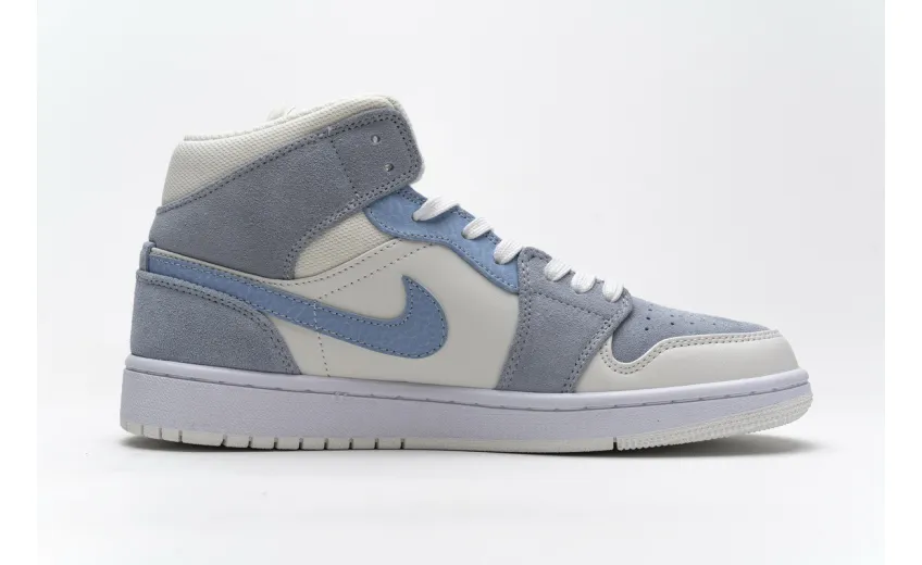 Bstsneaker- Air Jordan 1 Mid Mixed Textures Blue DA4666-100 