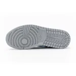 Bstsneaker- Air Jordan 1 Mid Multi-Color Swoosh Black (GS) 554725-065 