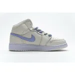 Bstsneaker- Air Jordan 1 Mid Multi-Color Swoosh Phantom (GS) 555112-035 