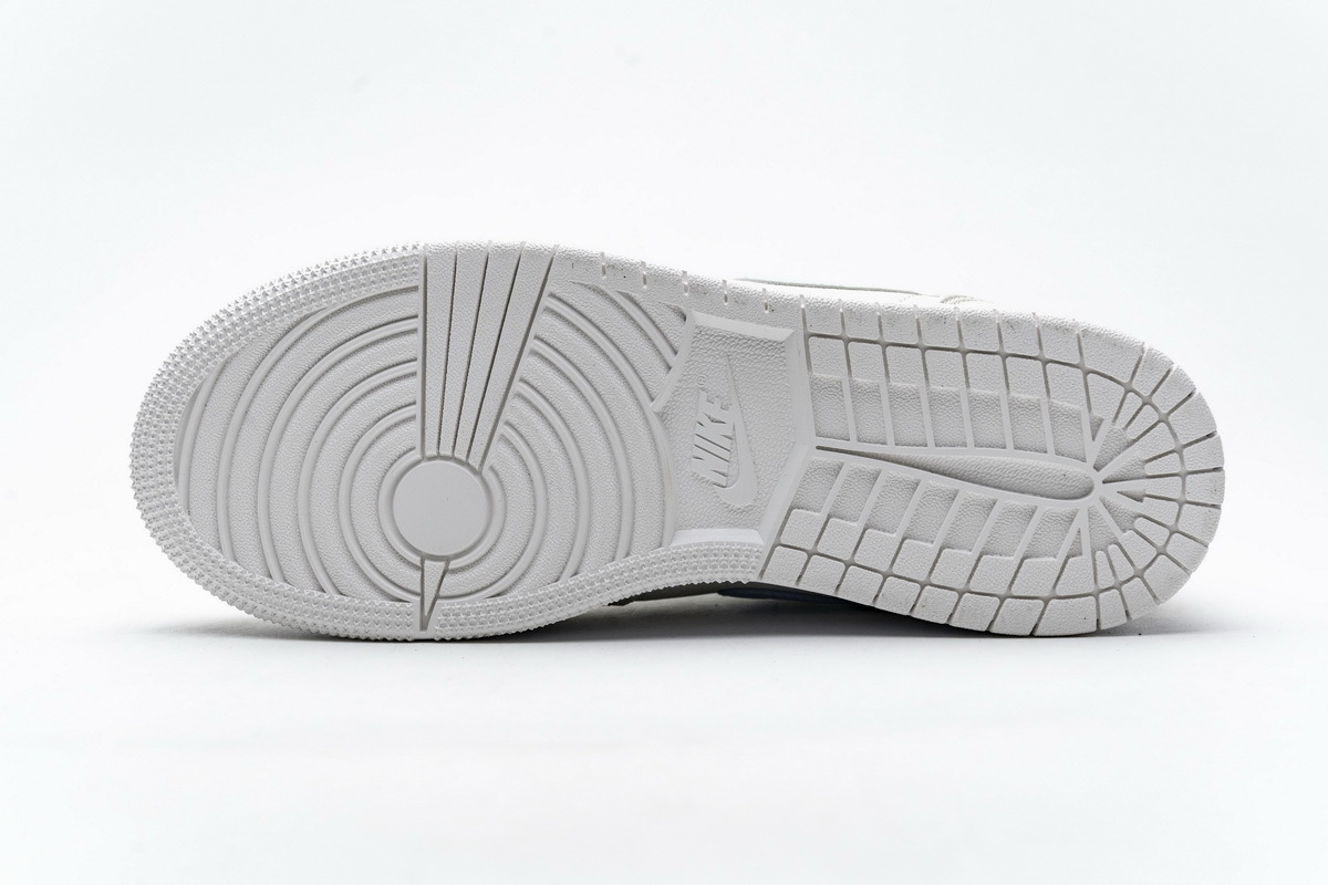 Bstsneaker- Air Jordan 1 Mid Multi-Color Swoosh Phantom (GS) 555112-035 