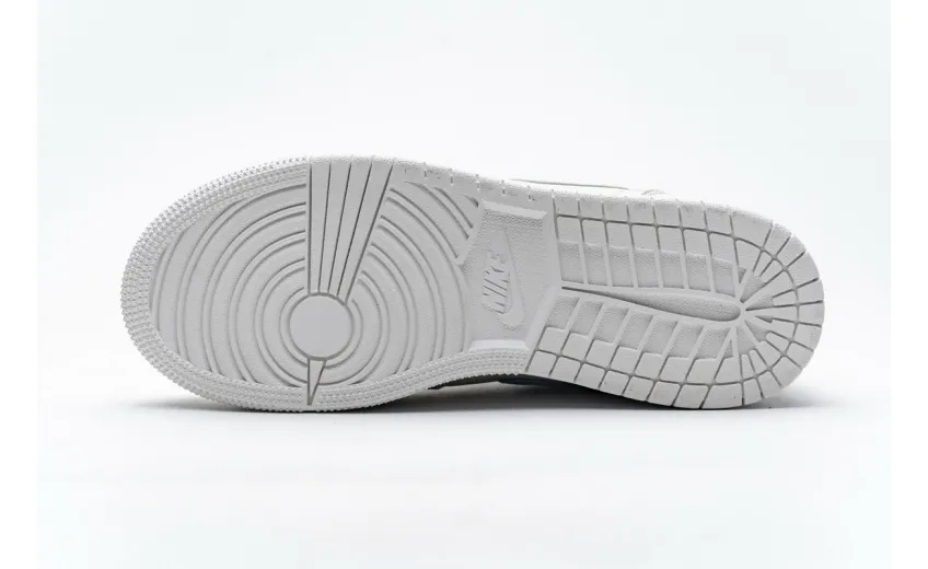 Bstsneaker- Air Jordan 1 Mid Multi-Color Swoosh Phantom (GS) 555112-035 