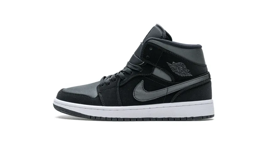 Bstsneaker- Air Jordan 1 Mid Nylon Black Anthracite 852542-012  
