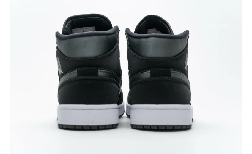 Bstsneaker- Air Jordan 1 Mid Nylon Black Anthracite 852542-012  
