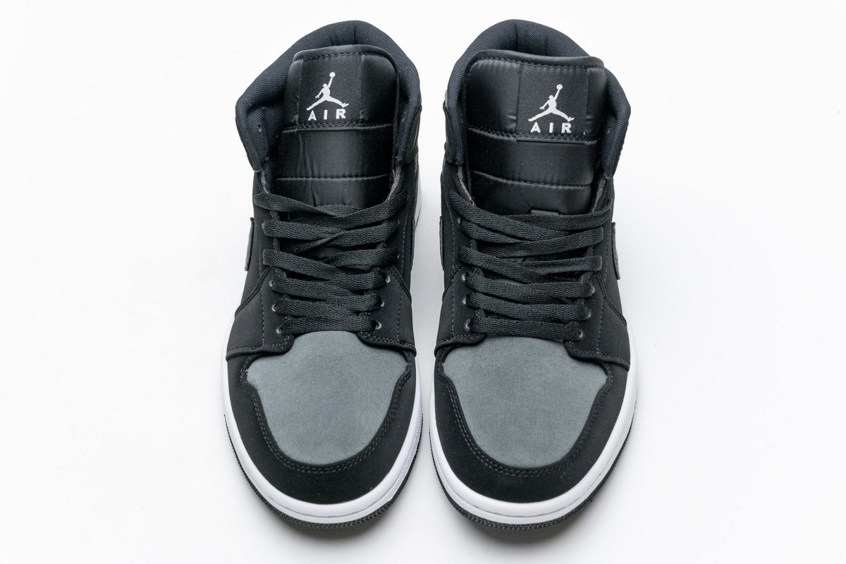 Bstsneaker- Air Jordan 1 Mid Nylon Black Anthracite 852542-012  