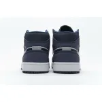 Bstsneaker- Air Jordan 1 Mid Obsidian Sanded Purple 554724-445 