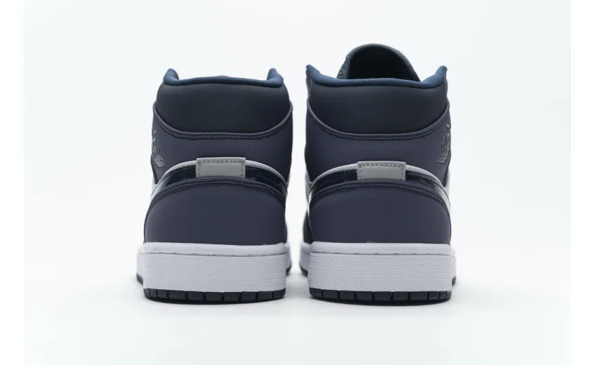 Bstsneaker- Air Jordan 1 Mid Obsidian Sanded Purple 554724-445 