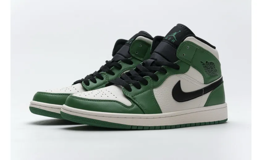 Bstsneaker- Air Jordan 1 Mid Pine Green 852542-301 