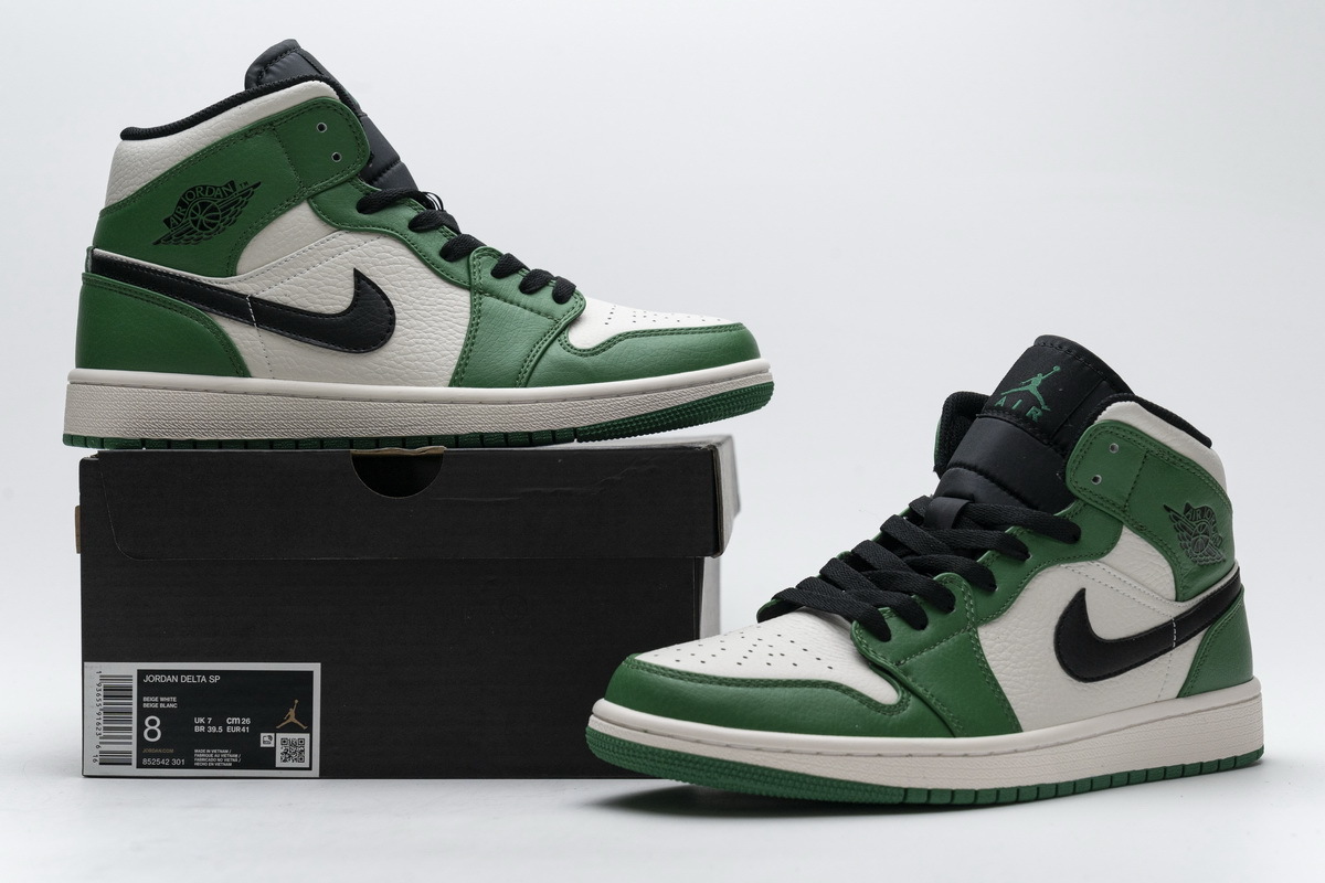 Bstsneaker- Air Jordan 1 Mid Pine Green 852542-301 