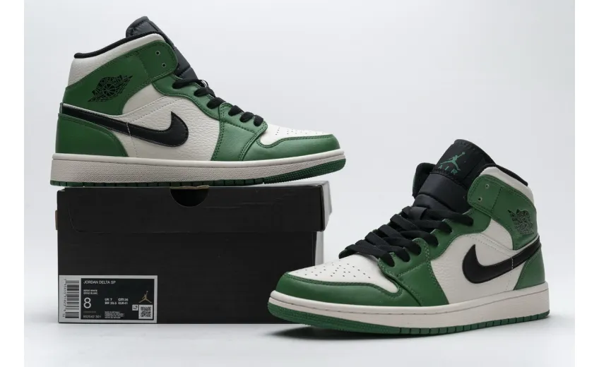 Bstsneaker- Air Jordan 1 Mid Pine Green 852542-301 