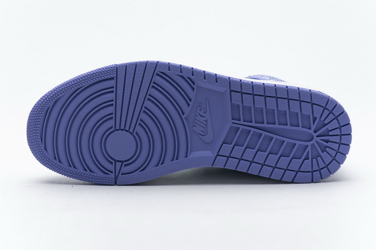 Bstsneaker- Air Jordan 1 Mid Purple Aqua (GS) 554725-500  