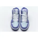 Bstsneaker- Air Jordan 1 Mid Purple Aqua (GS) 554725-500  