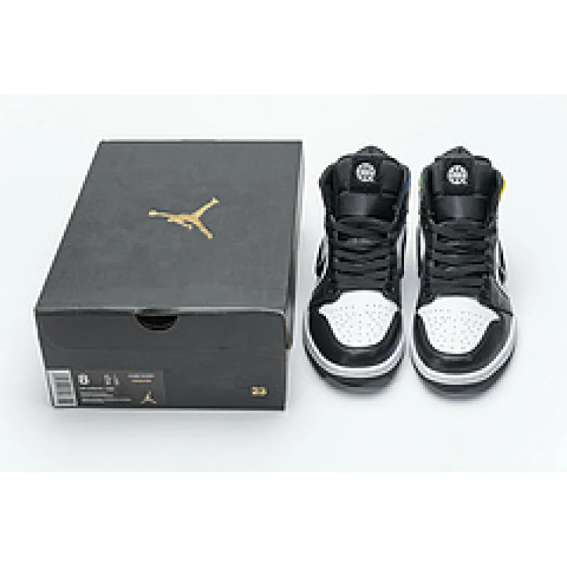 Bstsneaker- Air Jordan 1 Mid Quai54 (2019)  CJ9219-001 