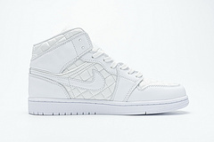 Bstsneaker- Air Jordan 1 Mid Quilted White (W) DB6078-100  