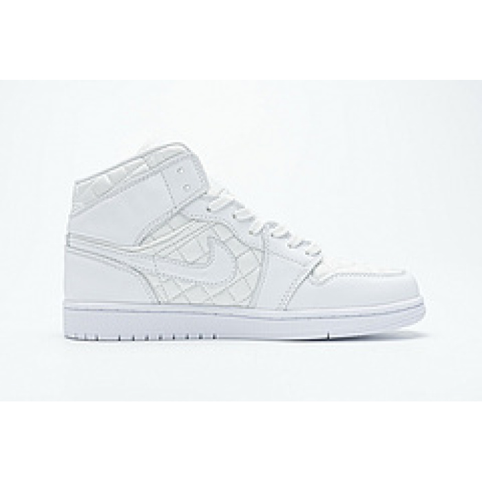  Air Jordan 1 Mid Quilted White (W) DB6078-100  