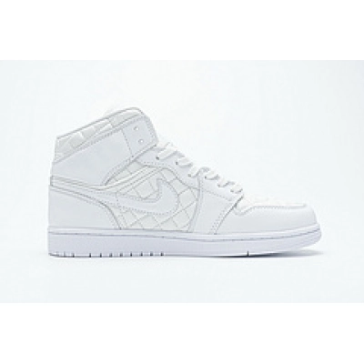Bstsneaker- Air Jordan 1 Mid Quilted White (W) DB6078-100   02