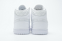Bstsneaker- Air Jordan 1 Mid Quilted White (W) DB6078-100  