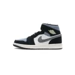 Bstsneaker- Air Jordan 1 Mid Satin Grey Toe 852542-011 
