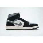 Bstsneaker- Air Jordan 1 Mid Satin Grey Toe 852542-011 