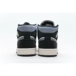 Bstsneaker- Air Jordan 1 Mid Satin Grey Toe 852542-011 