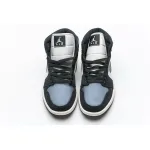 Bstsneaker- Air Jordan 1 Mid Satin Grey Toe 852542-011 
