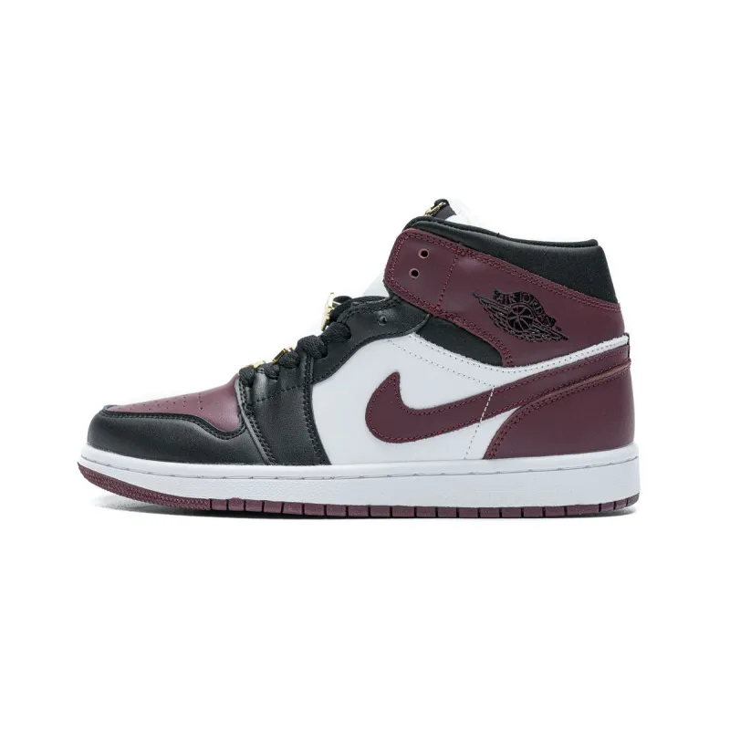 Bstsneaker- Air Jordan 1 Mid SE Black Dark Beetroot (W) CZ4385-016  