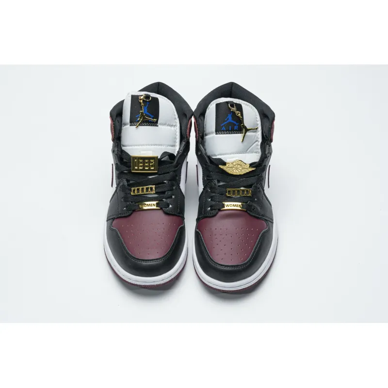 Bstsneaker- Air Jordan 1 Mid SE Black Dark Beetroot (W) CZ4385-016  