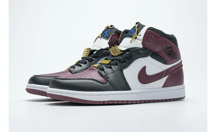 Bstsneaker- Air Jordan 1 Mid SE Black Dark Beetroot (W) CZ4385-016  