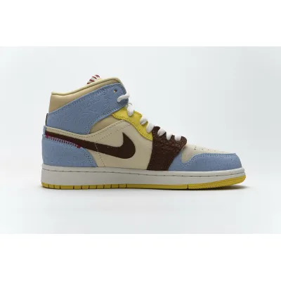 Bstsneaker- Air Jordan 1 Mid SE Fearless Maison Chateau Rouge CU2803-200  02