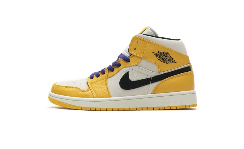 Bstsneaker- Air Jordan 1 Mid SE Lakers 852542-700 