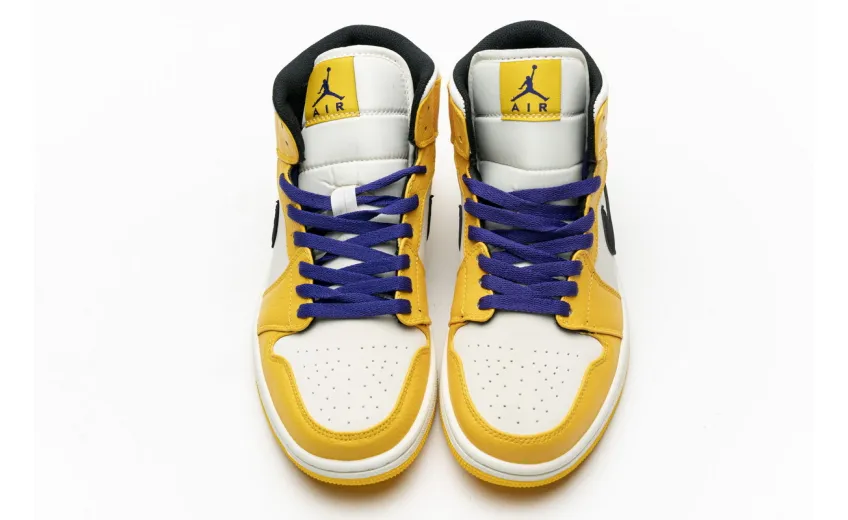 Bstsneaker- Air Jordan 1 Mid SE Lakers 852542-700 